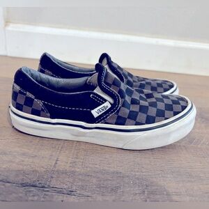 Vans skater slip on sneakers, size 11 little boys